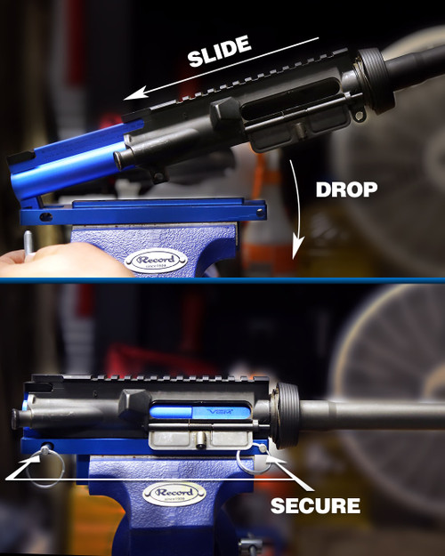 NCStar VTARUVB Upper Receiver Block Blue Anodized Aluminum AR-15 NCStar VTARUVB Upper Receiver Block Blue Anodized Aluminum AR-15