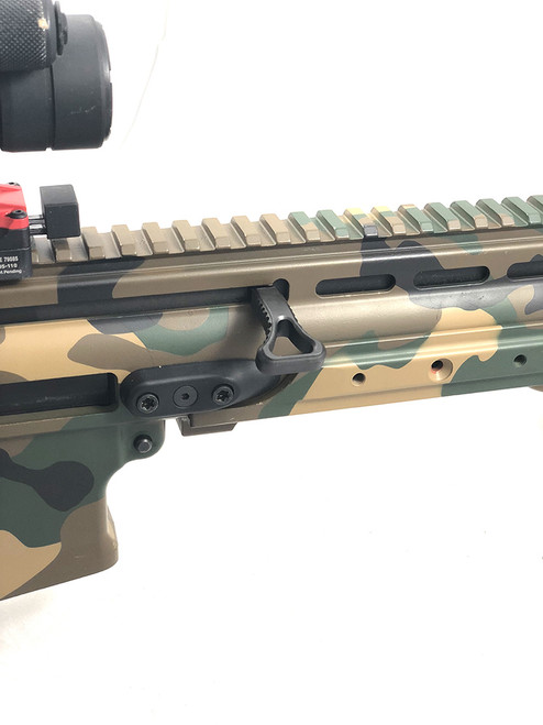 Kinetic Development Group Scarging Handle - Ambi SCAR Charging Handle - SCAR Charging Handle, Black, Fits Non Reciprocating Charging Handle (NRCH) Models Only Kinetic Development Group Scarging Handle - Ambi SCAR Charging Handle - SCAR Charging Handle, Black, Fits Non Reciprocating Charging Handle (NRCH) Models Only