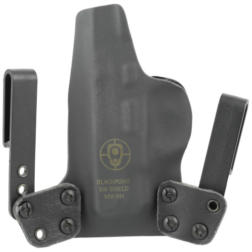 BlackPoint Tactical Mini Wing IWB Holster - Fits S&W M&P Shield, Right Hand, Adjustable Cant, Black BlackPoint Tactical Mini Wing IWB Holster - Fits S&W M&P Shield, Right Hand, Adjustable Cant, Black