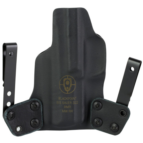 BlackPoint Tactical Mini Wing IWB Holster - Fits Sig P322, Right Hand, Adjustable Cant, Black BlackPoint Tactical Mini Wing IWB Holster - Fits Sig P322, Right Hand, Adjustable Cant, Black