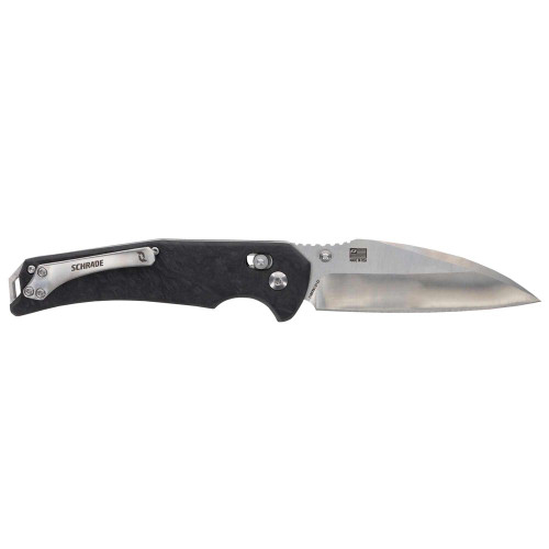 Schrade Alpha Class Radok Folding Knife - 3.75" S35VN Satin Sheepsfoot Blade, Carbon Fiber Handles - 1182275 Schrade Alpha Class Radok Folding Knife - 3.75" S35VN Satin Sheepsfoot Blade, Carbon Fiber Handles - 1182275