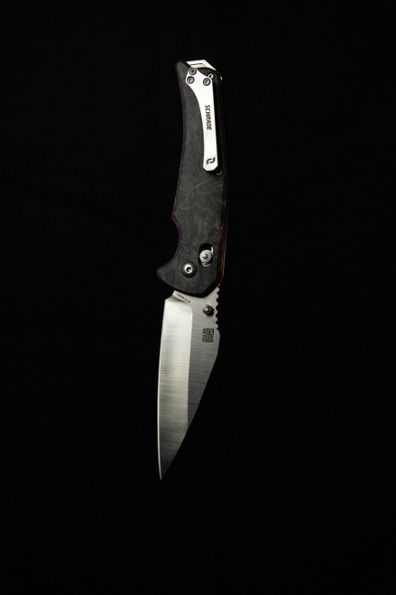 Schrade Alpha Class Radok Folding Knife - 3.75" S35VN Satin Sheepsfoot Blade, Carbon Fiber Handles - 1182275 Schrade Alpha Class Radok Folding Knife - 3.75" S35VN Satin Sheepsfoot Blade, Carbon Fiber Handles - 1182275