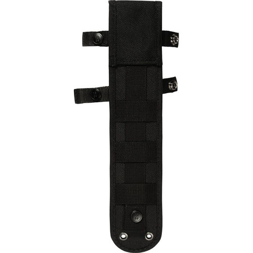 Ontario Stealth Fixed Blade Knife - 3.5" S35VN Black Straight Back Combo Edge, Black Micarta Handles, Nylon Sheath - 8198 Ontario Stealth Fixed Blade Knife - 3.5" S35VN Black Straight Back Combo Edge, Black Micarta Handles, Nylon Sheath - 8198