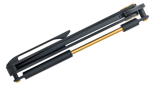 B'yondEDC Terra Mundi Limited Edition Pneumatic Actuator Flipper Knife - 3" M390 Black Drop Point Blade, Black Titanium Handles with Piston, Polymer Case - TM2302 B'yondEDC Terra Mundi Limited Edition Pneumatic Actuator Flipper Knife - 3" M390 Black Drop Point Blade, Black Titanium Handles with Piston, Polymer Case - TM2302