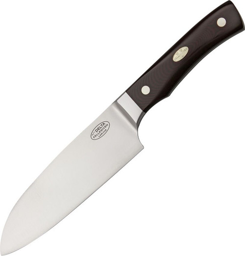 Fallkniven CMT Chefs Delta 6" Chef's Knife -  6" Laminate Cobalt Steel Edge, Maroon Micarta Handles