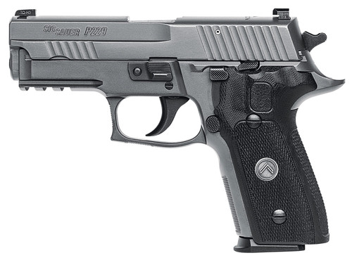 Sig Sauer 229RM9LEGION P229 Compact Legion *MA Compliant 9mm Luger Caliber with 3.90" Barrel, 10+1 Capacity, Overall Legion Gray Cerakote Metal Finish, Picatinny Rail/Beavertail Frame, Serrated Slide & Black G10 Grip