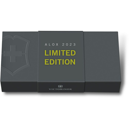 Victorinox Swiss Army 2023 Limited Edition Classic SD Alox Multi-Tool Electric Yellow - 2.3" Closed - 0.6221.L23