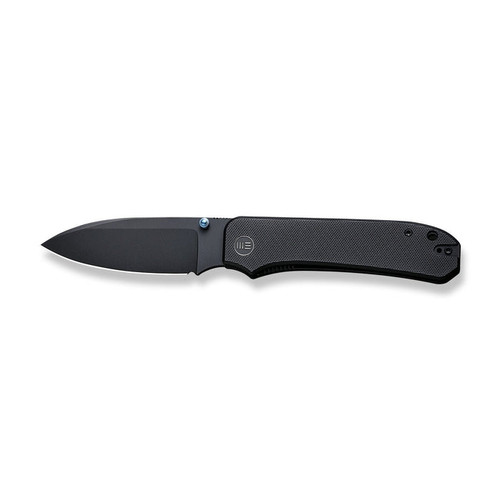 We Knife Ben Petersen Big Banter Folding Knife - 3.69" CPM-20CV Black Stonewashed Drop Point Blade, Black G10 Handles - WE21045-1 We Knife Ben Petersen Big Banter Folding Knife - 3.69" CPM-20CV Black Stonewashed Drop Point Blade, Black G10 Handles - WE21045-1