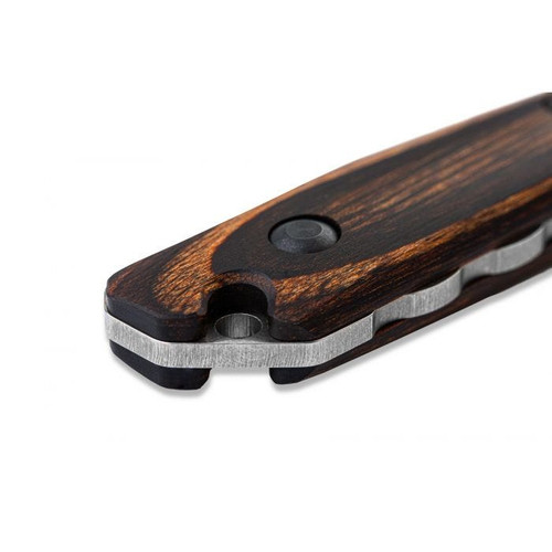 Benchmade Hunt Hidden Canyon Hunter Fixed Blade Knife - 2.79" S30V Drop Point, Stabilized Wood Handles, Leather Sheath - 15017 Benchmade Hunt Hidden Canyon Hunter Fixed Blade Knife - 2.79" S30V Drop Point, Stabilized Wood Handles, Leather Sheath - 15017