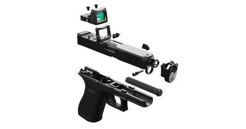 Radian Weapons Glock MOS RMR GUARDIAN Optic Guard + STEALTH Back-up Irons Combo - Fits MOS Glock, Black Anodized Finish Radian Weapons Glock MOS RMR GUARDIAN Optic Guard + STEALTH Back-up Irons Combo - Fits MOS Glock, Black Anodized Finish