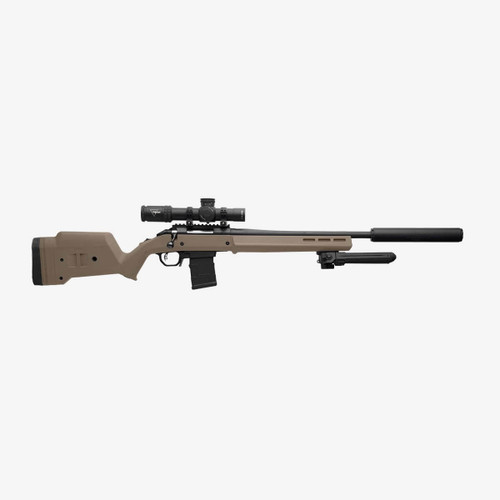 Magpul Hunter American Stock – Ruger American Short Action, STANAG Magazine Well, Flat Dark Earth