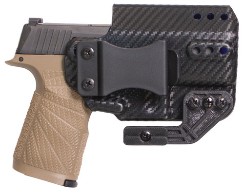 DeSantis Gunhide Persuade IWB Holster - Fits Springfield Hellcat/OSP, Right Hand, Kydex, Carbon Fiber Finish DeSantis Gunhide Persuade IWB Holster - Fits Springfield Hellcat/OSP, Right Hand, Kydex, Carbon Fiber Finish