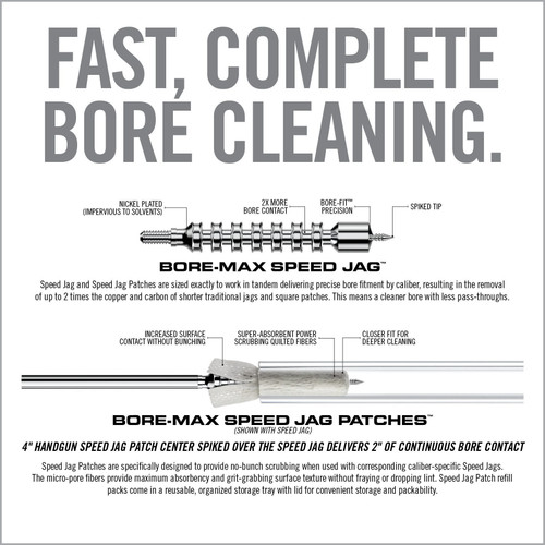 Real Avid Bore-Max Speed Jags and Patches - Set of 10, Multi Cal Jags and Patches Real Avid Bore-Max Speed Jags and Patches - Set of 10, Multi Cal Jags and Patches
