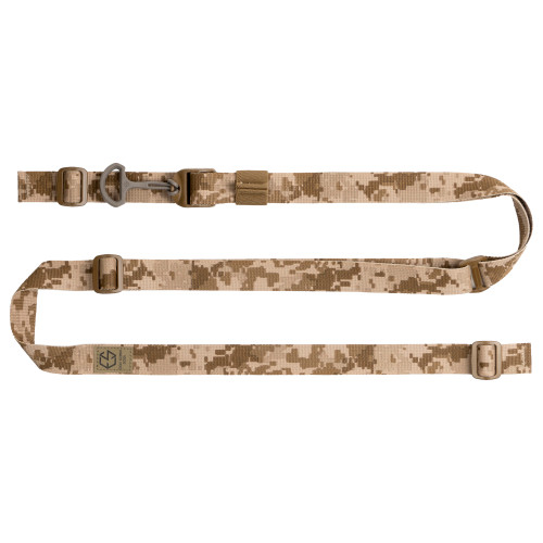 Edgar Sherman Design ESD 2-Point Combat Sling - 1" Webbing, Polymer Hardware, AOR1 Desert Digital