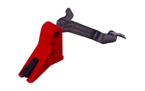 True Precision Axiom Trigger w/ Trigger Bar - Red Trigger with Black Safety, for Glock 43/43X/48