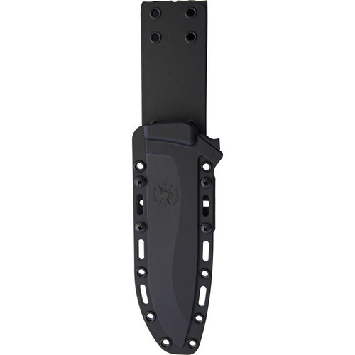 Spartan Blades Machai Fixed Blade Knife - 6.625" 1095 Black Powder Coated Blade, Green Micarta Handles, Black Injection Molded Sheath - SBSL002BKBK Spartan Blades Machai Fixed Blade Knife - 6.625" 1095 Black Powder Coated Blade, Green Micarta Handles, Black Injection Molded Sheath - SBSL002BKBK