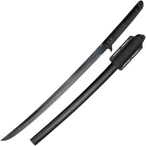 APOC Survival Wakizashi - 28.25" OAL, 18.5" 9260 Steel Blade, Black G10 Handles APOC Survival Wakizashi - 28.25" OAL, 18.5" 9260 Steel Blade, Black G10 Handles