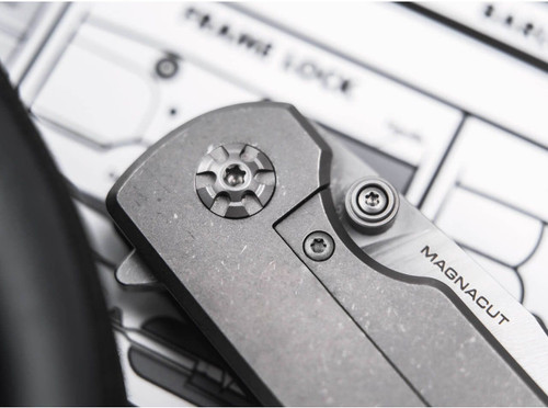 Boker M4 Sherman Flipper Knife - 2.95" MagnaCut Satin Clip Point Blade, Carbon Fiber and Titanium Handles with Damascus Backspacer - 110665 Boker M4 Sherman Flipper Knife - 2.95" MagnaCut Satin Clip Point Blade, Carbon Fiber and Titanium Handles with Damascus Backspacer - 110665