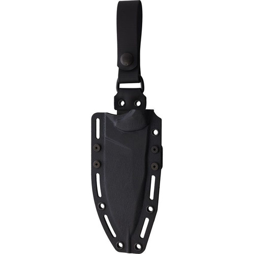 FOBOS Knives Alaris Fixed Blade Knife - 4.92" CPM-3V Black PVD Drop Point, Green Micarta w/ Orange Liners, Kydex Sheath FOBOS Knives Alaris Fixed Blade Knife - 4.92" CPM-3V Black PVD Drop Point, Green Micarta w/ Orange Liners, Kydex Sheath