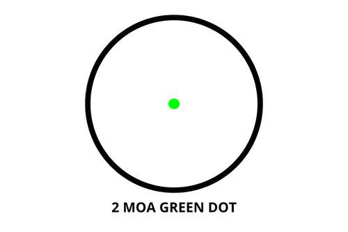 Holosun SCRS-GR-2 Green Dot Sight - Fits 509T Footprint, Green 2 MOA Dot, Matte Black Finish, Black, Solar with 2032 Battery Holosun SCRS-GR-2 Green Dot Sight - Fits 509T Footprint, Green 2 MOA Dot, Matte Black Finish, Black, Solar with 2032 Battery