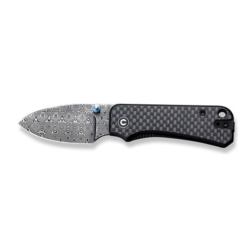 CIVIVI Knives Baby Banter Folding Knife - 2.34" Damascus Blade, Black G10/Carbon Fiber Handles - C19068S-DS1 CIVIVI Knives Baby Banter Folding Knife - 2.34" Damascus Blade, Black G10/Carbon Fiber Handles - C19068S-DS1