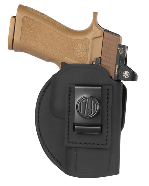 1791 4 Way IWB / OWB Leather Holster - Size 6, Leather Construction, Stealth Black, Right Hand 1791 4 Way IWB / OWB Leather Holster - Size 6, Leather Construction, Stealth Black, Right Hand