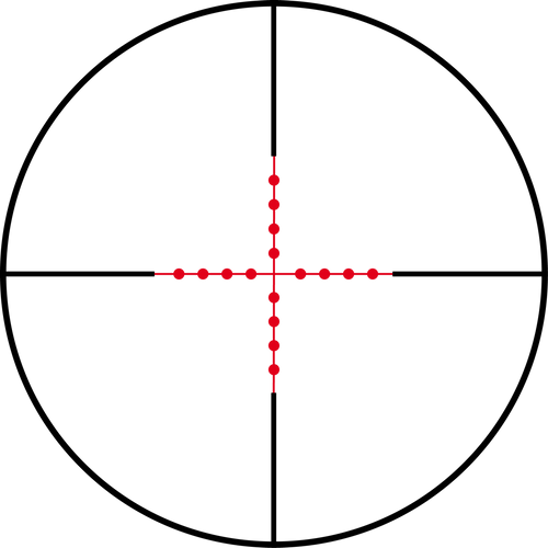 Konus 7170 KonusPro AS-34 2-6x28mm Tactical Rifle Scope - 34mm Tube, Dual Red/Green Illuminated, Mil-Dot Reticle, Bubble Level, Include Scope Mount