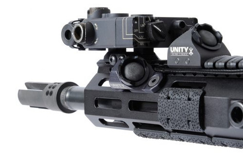 Unity Tactical Hot Button M-LOK Light Activation Switch -M-LOK, Compatible with MILSPEC Crane Laser Ports, Anodized Black Unity Tactical Hot Button M-LOK Light Activation Switch -M-LOK, Compatible with MILSPEC Crane Laser Ports, Anodized Black
