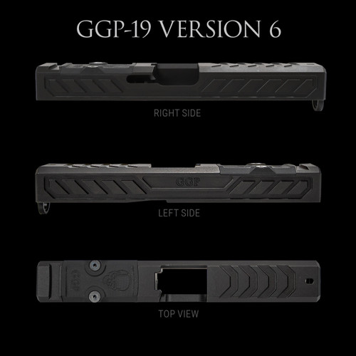 Grey Ghost Precision GGP-19 Stripped Slide For Glock 19 Gen 5 - Version 6, Trijicon RMR/Leupold DPP Optic Cut, Cerakote Flat Dark Earth Finish Grey Ghost Precision GGP-19 Stripped Slide For Glock 19 Gen 5 - Version 6, Trijicon RMR/Leupold DPP Optic Cut, Cerakote Flat Dark Earth Finish