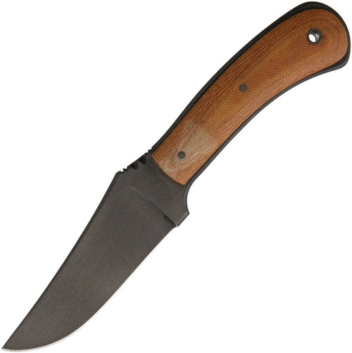 Winkler Knives Blue Ridge Hunter Fixed Blade - 4.0" 80CrV2 Blade, Tan Micarta Handles, Kydex Sheath - WK010