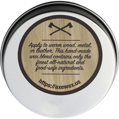 Axe Wax Blade Care 2oz Tin - 100% All-Natural and Food Safe Protectant
