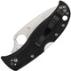 Spyderco LeafJumper Folding Knife - 3.09" VG10 Satin Leaf Shaped Plain Blade, Black FRN Handles - C262PBK