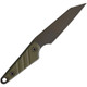 Medford Knives UDT-1 Fixed Blade - 3.5" S35VN PVD Reverse Tanto Blade, OD Green G10 Handles, Kydex Sheath