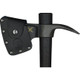WOOX Solo Axe Black - 3.5" Cutting Edge, C45 Carbon Steel Head, Hickory Handle, 19" Overall Length, Leather Sheath