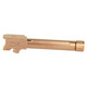 True Precision Glock 19, 19X, & G45 Threaded Barrel (Gen 1-5 Compatible) -  Copper TiCN Finish, Includes Thread Protector
