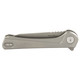 Sharps Bros Meanstreak Folding Knife - 3.5" Drop Point CPM Magnacut Stonewash Blade, Gray Titanium Scales