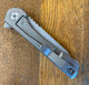 Sharps Bros Meanstreak Folding Knife - 3.5" Drop Point CPM Magnacut Stonewash Blade, Gray Titanium Scales