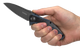 Kershaw Natrix Flipper Knife - 3.25" Drop Point Blade, Blue/Gray G10 Handles with Carbon Fiber Overlays - 7007CF