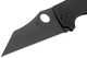 Spyderco YoJumbo Blackout Folding Knife - 3.98" S30V Black DLC Plain Blade, Coarse Black G10 Handles, Compression Lock - C253GPBBK