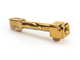 Zaffiri Precision Blowhole Compensator - 9MM, 1/2x28, For Glock 17/19/34 9mm Gen 1-5, Gold TiN Finish