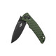 Olight Oknife Rubato 3 Rail Lock Folding Knife - 2.96" 154CM Black Drop Point Blade, Textured OD Green Aluminum Handles - RUBATO-3-ODGN