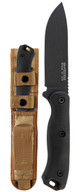 KA-BAR BK16 Short Becker - 4.375" Drop Point Fixed Carbon Steel Blade