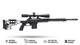 MDT ESS Rifle Chassis - Fits Remington 700 Short Action, Cerakote Black Finish