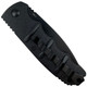 Boker Kalashnikov Auto Folding Knife - 3.25" D2 Black Wharcliffe Blade, Black Aluminum Alloy Handle - 01KALS104N