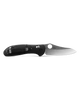 Benchmade Mini Griptilian AXIS Lock Folding Knife - 3.45" S30V Satin Flat Ground Sheepsfoot Plain Blade, Black Noryl GTX Handles - 550-S30V