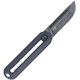 CRKT 4800 KatanaX Manual OTF Slide Lock Knife - 2.01" D2 Black Stonewashed Blade, Black Grivory Handles