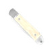 Cobratec Knives Trapper Hidden Release AUTO Folding Knife - 3.125" D2 Blade, White Bone Scales, Pocket Clip