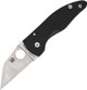 Spyderco MicroJimbo Folding Knife - 2.45" S30V Satin Plain Blade, Black G10 Handles, Compression Lock - C264GP