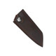 QSP Kitchen Knife Paring Knives - 4'' Kritsuke 14C28N Blade, Ebony Wood Handle Mulan Series - QS-KK-005A