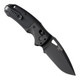 SIG Sauer by Hogue K320 AXG Pro ABLE Lock Folding Knife 3.5" S30V Black Cerakote Drop Point Blade, Black Aluminum Handles with Black G10 Inserts, AXIS/Crossbar Lock - 36374
